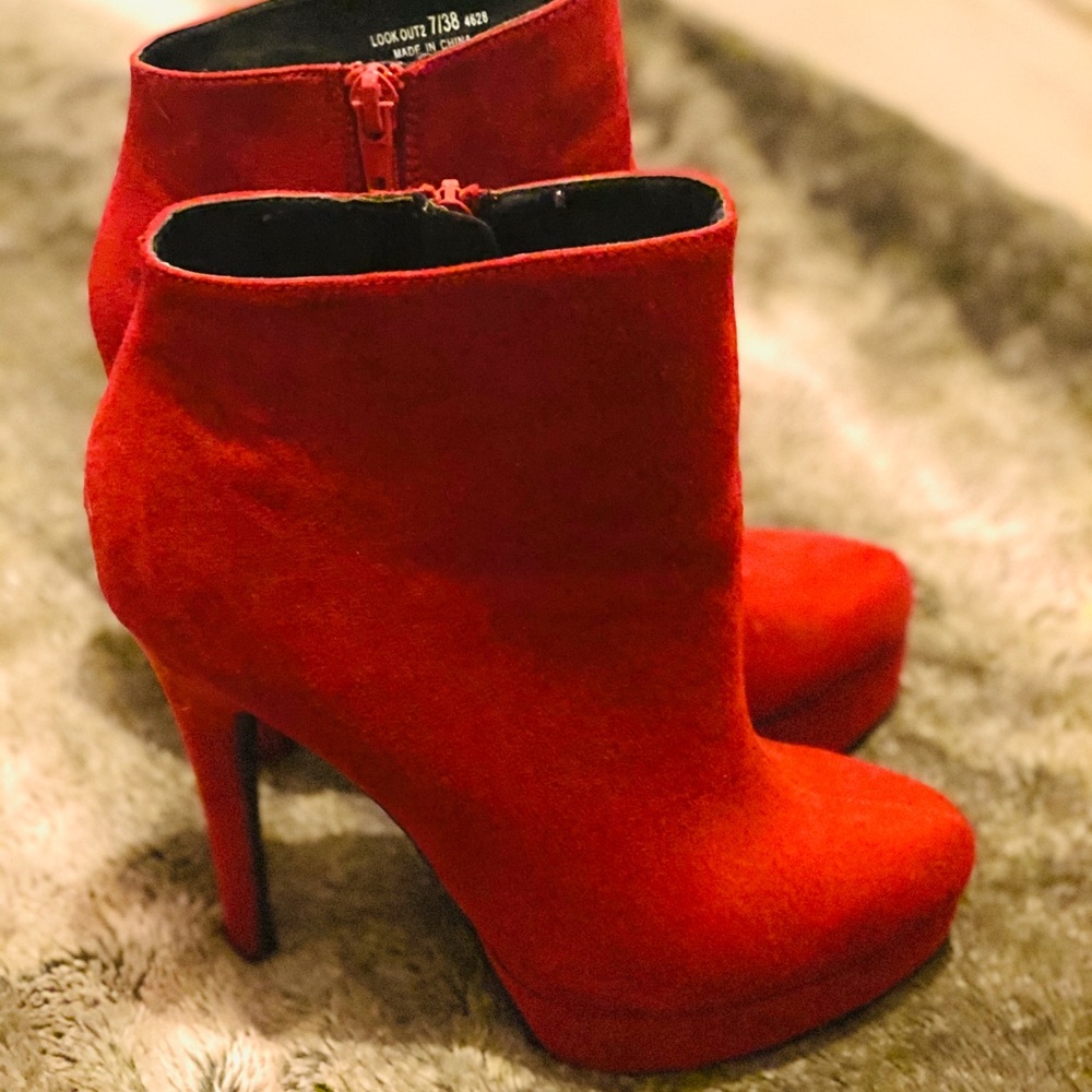 Chinese laundry red boots